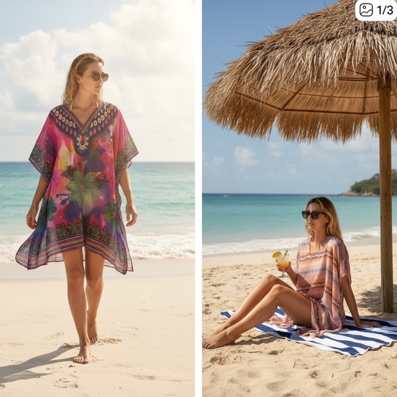 ❤️003 COMBO: Beach Cover up - Picture 1 of 5